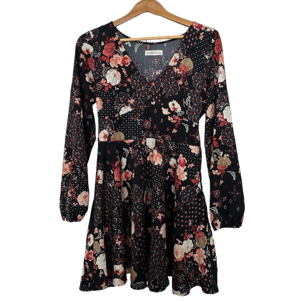 Abercrombie & Fitch Floral Longsleeve Dress